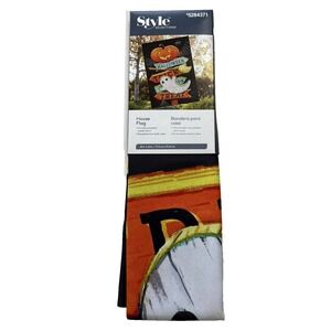Style Selections Halloween Trick or Treat House Flag 28x44 Jack-O-Lantern